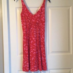 Cabi red and pink sub dress.